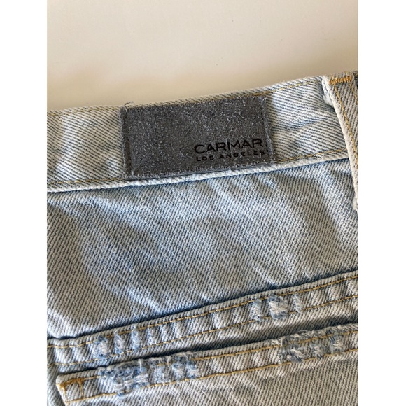 Carmar LA Denim Zuni Zip Front Skirt size 2 - Picture 3 of 5